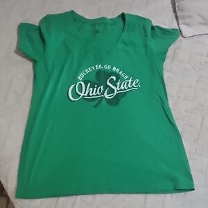 Ohio State Women's Green Short Sleeve Tee
